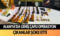 Alanya'da geniş çaplı operasyon: Çıkanlar şoke etti