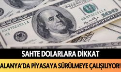 Sahte dolarlara dikkat: Alanya'da piyasaya sürülmeye çalışıyor!