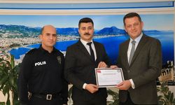 Alanya'da emniyet personeli ödüllendirildi