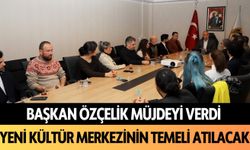 Başkan Özçelik müjdeyi verdi: Yeni kültür merkezinin temeli atılacak