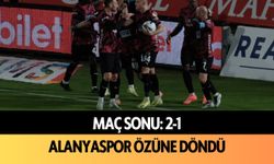 Alanyaspor özüne döndü: 2-1