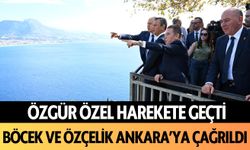 Özgür Özel harekete geçti!  Özçelik ve Böcek Ankara'ya çağrıldı