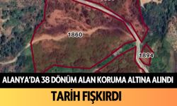 Alanya'da 38 dönüm alan koruma koruma altına alındı: Tarih fışkırdı