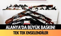 Alanya'da büyük operasyon! Tek tek enselendiler