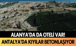 Alanya'da da oteli var... Antalya'da kıyılar betonlaşıyor