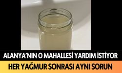 Alanya’nın o mahallesi yardım istiyor: Her yağmur sonrası aynı sorun