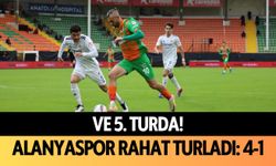 Alanyaspor rahat turladı: 4-1