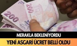 Merakla bekleniyordu: Yeni asgari ücret belli oldu