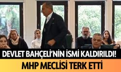 MHP meclisi terk etti!