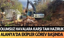 Olumsuz havalara karşı tam hazırlık: Alanya'da ekipler görev başında