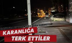 Alanya'da bu yolda göz gözü görmüyor! Karanlığa terk ettiler