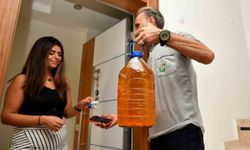 Antalya'nın o ilçesinde evdeki bitkisel yağlar nakite dönüşüyor