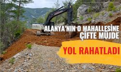 Alanya'nın o mahallesine çifte müjde: Yol rahatladı