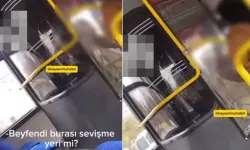 Karı kocanın otobüsteki öpüşmesi tartışma yarattı