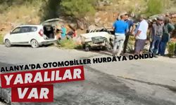 Alanya'da otomobiller hurdaya döndü: Yaralılar var!