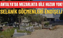 Antalya'da mezarlıkta bile huzur yok! Selanik göçmenleri endişeli