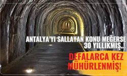Antalya'yı sallayan konu meğerse 30 yıllıkmış... Defalarca kez mühürlenmiş!
