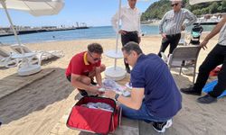 Alanya'nın plajlarında Mavi Bayrak denetimi