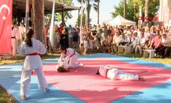 Antalya'da sanat ve spor birleşti