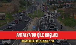 Antalya'da çile başladı: Kuyruğun ucu bucağı yok