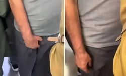 Uygunsuz hareketleri saniye saniye kaydedildi