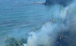 Alanya'da dumanı gören, haber verdi!