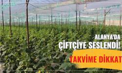 Alanya'da çiftçiye seslendi: Takvime dikkat!