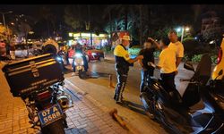 Alanya'da motosikletlileri tek tek durdurdular!