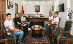 Kaymakam Öztürk’e ulusal basın temsilcilerinden ziyaret