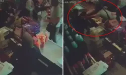 Markette yumruklu kavga:  Kasiyer ürün Fırlattı, müşteri saldırdı
