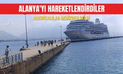 Alanya'yı hareketlendirdiler: Amerikalılar denizden geldi