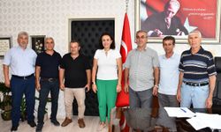 Alanya'da muhtarlardan Başhekime ziyaret