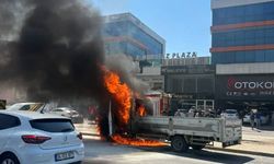 Antalya'da bir araç yangını daha
