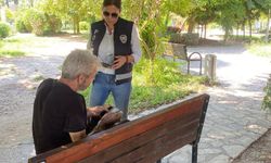 Alanya'da polis ekipleri sahada