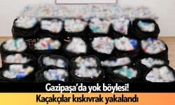 Gazipaşa'da yok böylesi: Kaçakçılar kıskıvrak yakalandı
