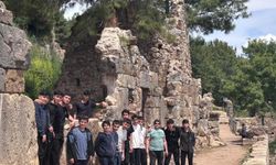 Alanya'da öğrenciler Syedra’da tarihle buluştu
