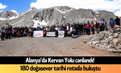 Alanya’da Kervan Yolu canlandı! 180 doğasever tarihi rotada buluştu