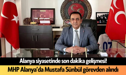 SON DAKİKA: MHP Alanya’da Mustafa Sünbül görevden alındı