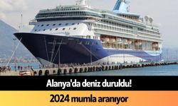 Alanya'da deniz duruldu! 2024 mumla aranıyor