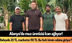 Alanya'da muz bahçede 20 TL, markette 110 TL: Bu fark kimin cebine giriyor?