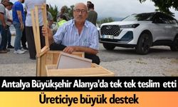 Antalya Büyükşehir Alanya'da tek tek teslim etti