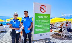 Antalya sahillerinde sigara içmek yasak! Sigara içen yandı