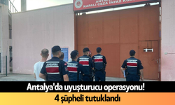Antalya'da uy*şturucu operasyonu! 4 şüpheli tutuklandı