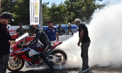 Antalya'da hız tutkunları buluştu! Motodrag nefes kesti