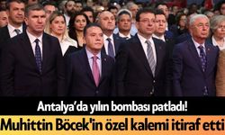 Antalya’da yılın bombası patladı! Muhittin Böcek'in özel kalemi itiraf etti