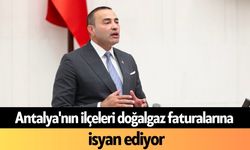 Antalya'nın ilçeleri doğalgaz faturalarına isyan ediyor