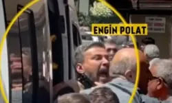 Can Polat'ın cenazesinde ortalık karıştı! Engin Polat'ın üzerine yürüdüler