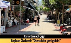 Esnaftan acil çağrı: "Destekler geri gelsin'