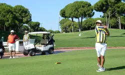 Ezeli rakipler bu kez Antalya'da golf sahasında buluştular