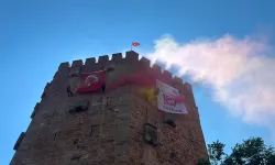 Alanya'da JAK ekipleri Alanya Kızılkule'de nefes kesti